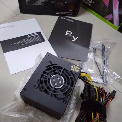 议价全新银欣itx电源，铜牌450w直出SFX电源，轻松带动30