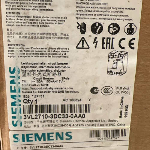 议价 3VL2710-3DC33-0AA0 3VL2716