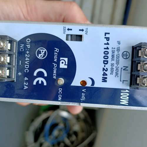 议价台湾昂鼎原装拆机正品LP1100D-24M导轨式开关电源10