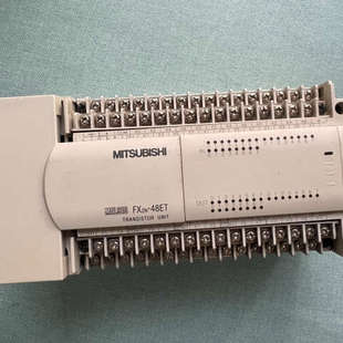 议价三菱FX2N-48ET原装正品,成色看图,接线排盖板没有,功