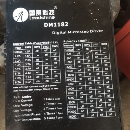 议价雷赛驱动器DM1182，拆机，功能正常，有意者联系，售