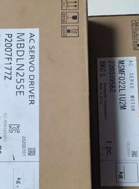 议价全新伺服驱动器MBDLN25SE，配电机MSMF022L