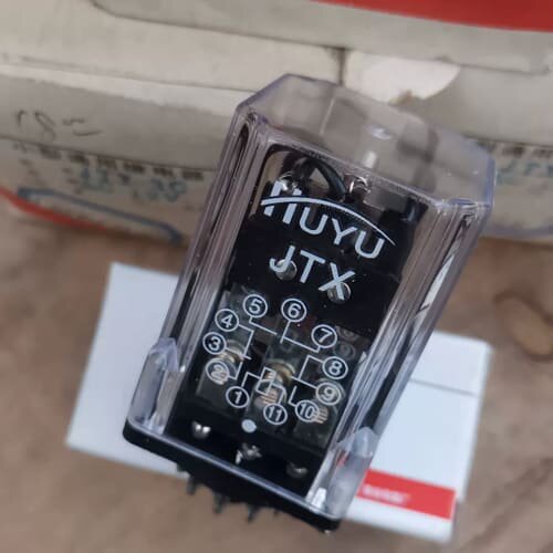 议价30个JTX-3C小型通用型电磁继电器AC12V圆11脚 全