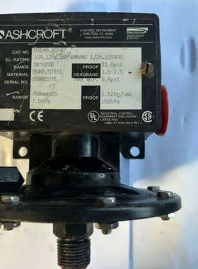 议价雅斯科Ashcroft压力开关D424B，原装正品，