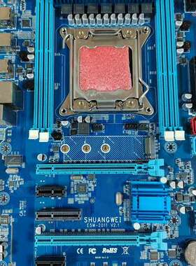 议价双为X79主板 几乎全新 功能完好 支持E5系列CPU