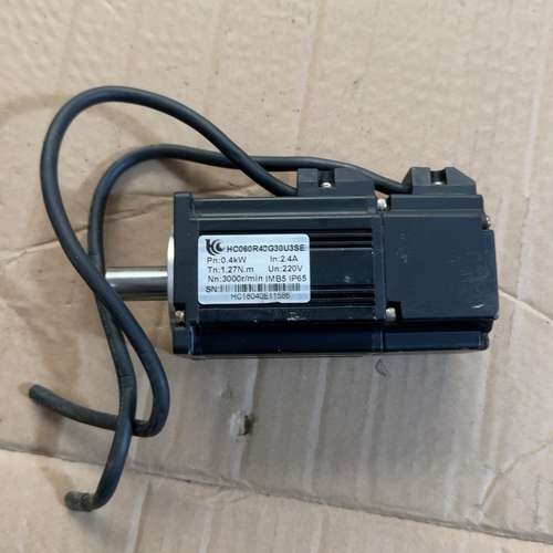 议价华成400w伺服电机HC060R40G30U3SE  刚拆机