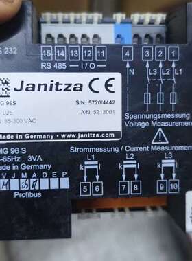 议价德国Janitza UMG 96 S三相电压电流测量仪