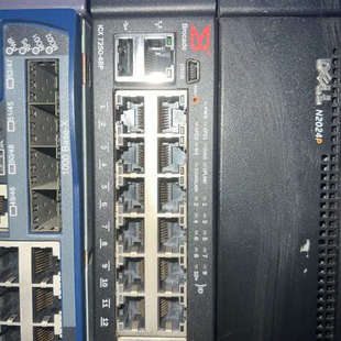 议价48口千兆电口POE8万兆光纤交换机二手博科Broca