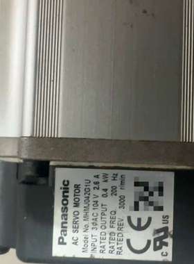 议价伺服电机MHMJ042G1U   400W