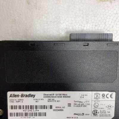 议价1756-ENBT A  AB罗克韦尔以太网通讯模块，拆机二
