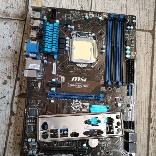 议价微星B85-G41 PC Mate拆机主板，1150针4代平