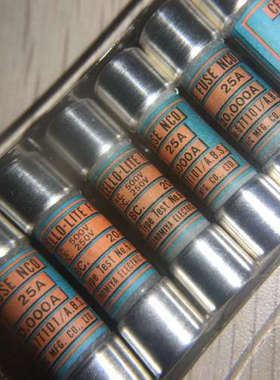 议价NOC-25A 保险丝500V25A  镀银脚J420025