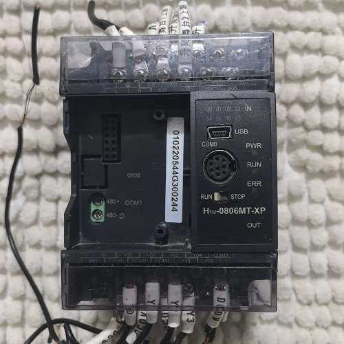 汇川PLC，型号是，H1U-0806MT-ⅩP，功能正常，能