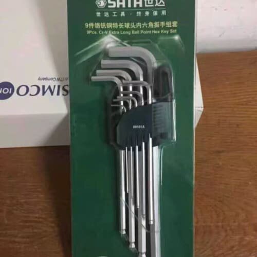 议价世达09101A，全新正品世达特长9件球头内六角，还剩两套，