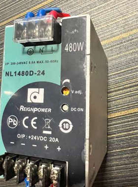 议价台湾昂鼎导轨式开关电源480w NL1480D-24 PLC
