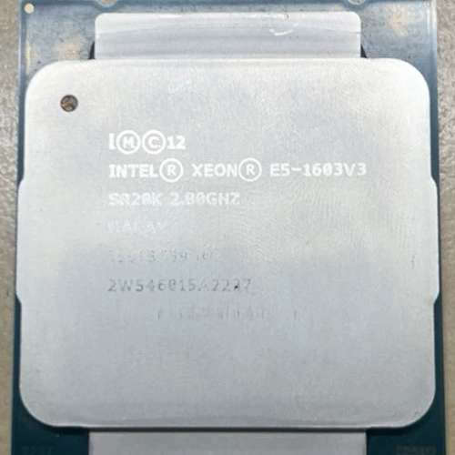 议价至强E5-1603V3 4核4线程 2.8G