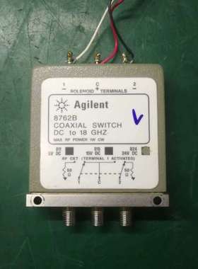 议价Agilent8762B开关，24V供电，DC-18GHz。