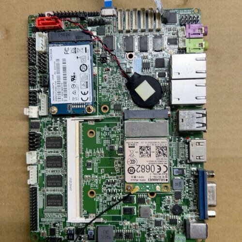 议价原装拆机 灵江PCM3-2800嵌入式双千兆网口有6个RS4