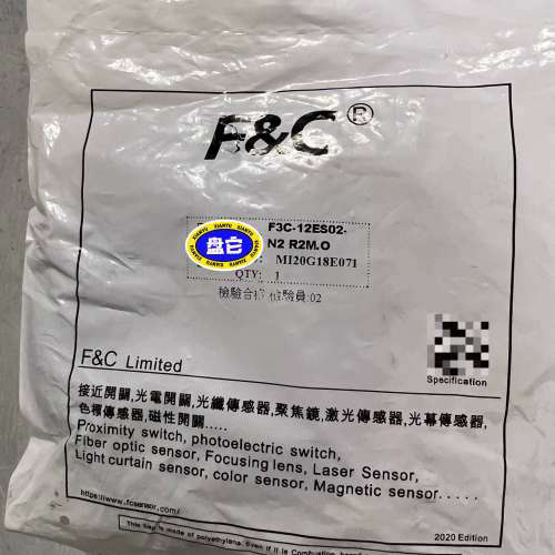 议价F&C/嘉准接近开关F3C-12ES02-N R2M全新原装