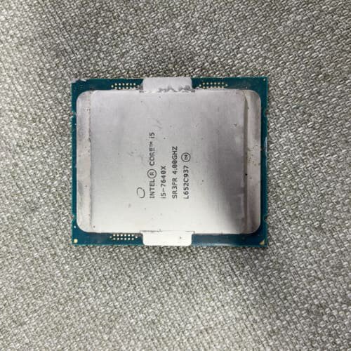 议价i5 7640x CPU正式版 成色可以 优惠 原装拆机