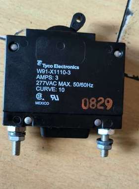 议价全新泰科断路器，型号W91-X1110-3，适用于277VA