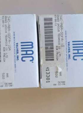 议价MAC电磁阀 34C-ABA-GDFA-1GA