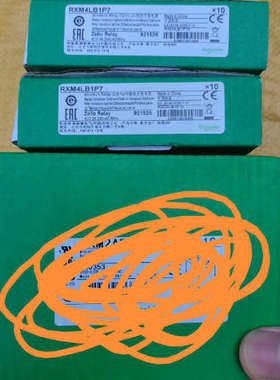 议价全新的继电器，原装盒。24VDC，RXM4LB1BD，