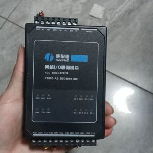 议价做项目剩下的4路开关量输入输出转以太网modbusTCP模块