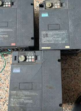 议价三菱变频器 Fr-f740-7.5k-ch 三台拆机如图 标