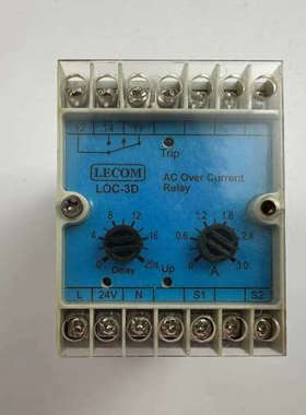 议价LECOM电流控制继电器LOC-3D，拆机现货，，成