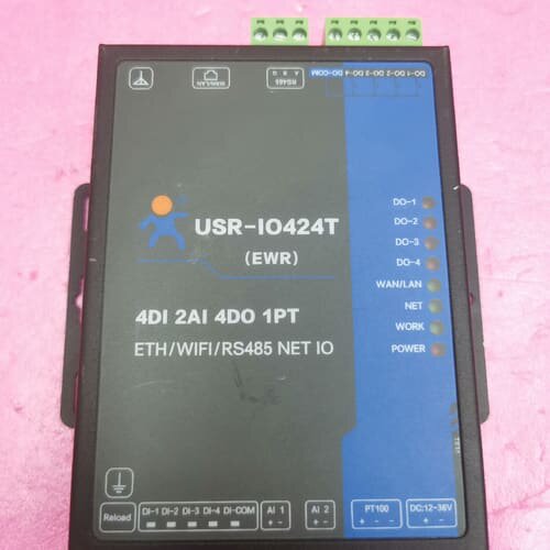 议价有人USR-IO424T-EWR网络IO控制器