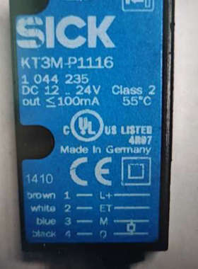 议价全新德国SICK西克光电传感器KT3M-P1116，原装