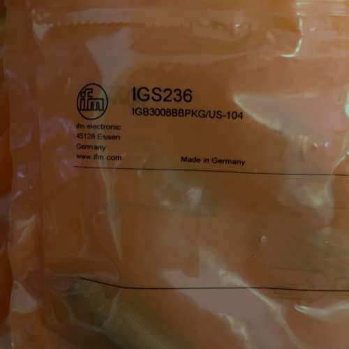 议价易福门IGS236全新原装现货，需要的来