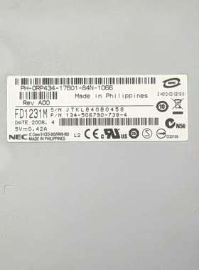 议价工业级小软驱FD1231M NEC 实拍图，的，个，