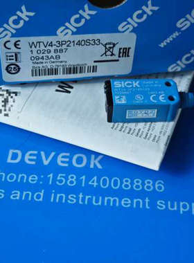 议价德国西克SICK光电开关WTV4-3P2140S33，全新原