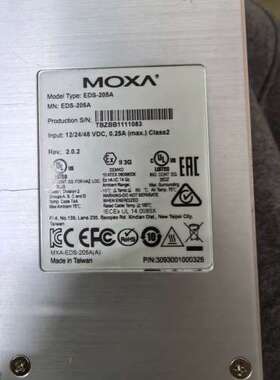 MOXA EDS-205A工业交换机 几乎全新 5口非网管型