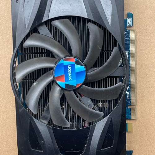 议价拆机迪兰R7 350 4GD5 uefi启动，接口功能完好，