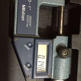 议价三丰数显千分尺,0-25mm,三丰,公英制,几乎全新,精