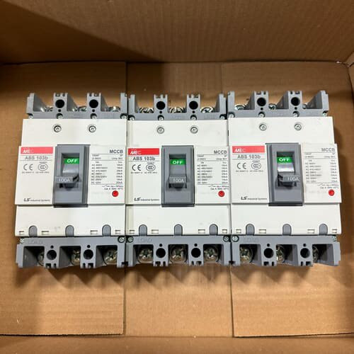 议价LS产电 ABS103b 3P100A空气开关 原装拆机正品