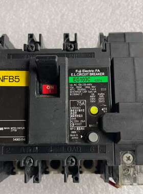 议价富士电气漏电断路器EG103C 75A，3P，AC100-2