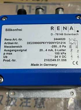 议价RENA风速计 压力感应器2444020 全新