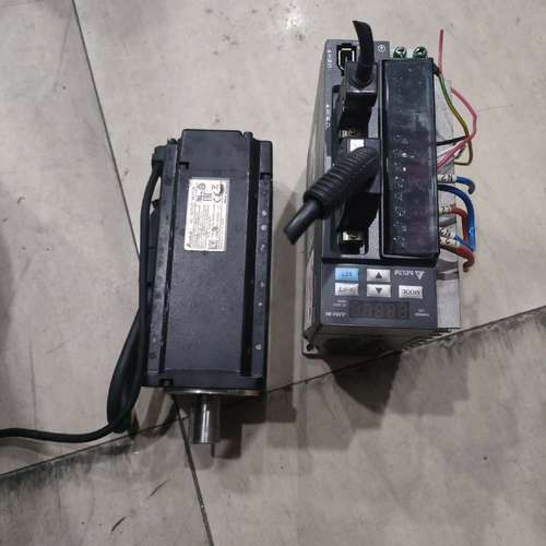 议价台达B驱动器电机，带抱闸，成色漂亮如图，拆机好试机发货，