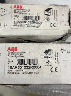 议价1SAR501032R0004全新ABB安全继电器拍摄