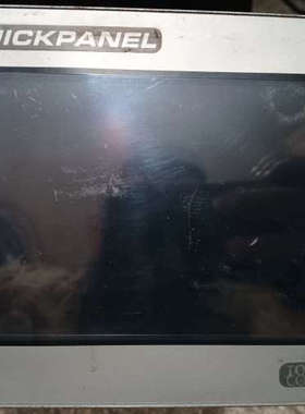 议价QUICKPANEL触摸屏，上电显示如图，当配件处理，图片实