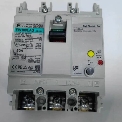 议价50A/60A富士漏电断路器保护器EW100EAG-3P05