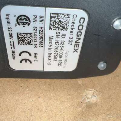 议价康耐视COGNEX Checker 3G7视觉传感器，型号8