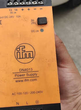 议价正品IFM易福门 DN4013开关电源拆机物品实拍图片，二手