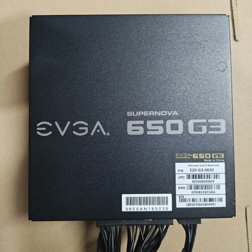 议价evga 艾维克 金牌全模组650w 650g3电源