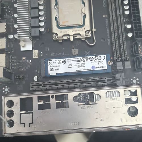议价昂达H610-VH4主板，，正常测试过了，接口正常测试图片