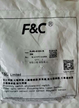 议价嘉准传感器PJRI-S10N R/  F3N-08TN02-